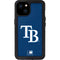 MLB Tampa Bay Rays - Solid Distressed iPhone 15 Plus Waterproof Case